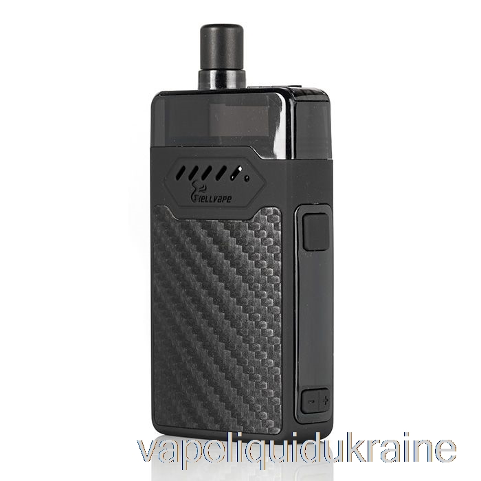 Vape Liquid Ukraine Hellvape GRIMM 30W Pod System Black Carbon Fiber